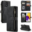 CASEME for Samsung Galaxy A72 4G 5G C30 Series Zipper Pocket Wallet Phone Cover, Stand Design PU Leather Phone Case For Sale