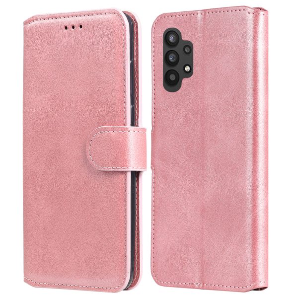 Classic Textured Wallet Stand Flip Leather Phone Case for Samsung Galaxy A32 5G M32 5G Cheap