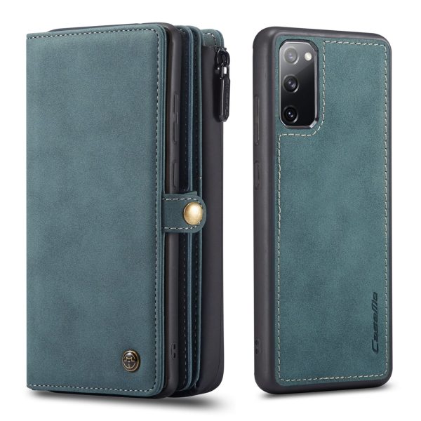 CASEME 018 Series Detachable 2-in-1 Matte Surface Leather Wallet Cover Case for Samsung Galaxy S20 FE S20 Fan Edition S20 FE 5G S20 Fan Edition 5G S20 Lite S20 FE 2022 Online Sale