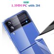 Clear Phone Case for Samsung Galaxy Z Flip3 5G, Hard PC Shock-Absorbing Back Cover For Discount