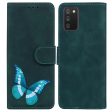 Big Butterfly Pattern Printing Skin-touch PU Leather Stand Wallet Phone Cover Shell for Samsung Galaxy A03s (164.2 x 75.9 x 9.1mm) Online