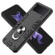 YB PC Series-1 for Samsung Galaxy Z Flip3 5G Ring Holder Kickstand Protective Cover TPU + PC Folding Phone Case Discount