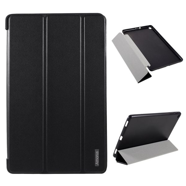 AMORUS Tri-fold Leather with Stand Stylish Case for Samsung Galaxy Tab A 10.1 (2019) T510 on Sale