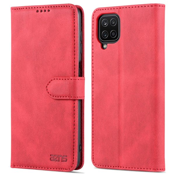 AZNS Full Protection Leather Case Scratch-proof Wallet Stand Phone Cover for Samsung Galaxy A22 4G (EU Version) Cheap