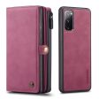 CASEME 018 Series Detachable 2-in-1 Matte Surface Leather Wallet Cover Case for Samsung Galaxy S20 FE S20 Fan Edition S20 FE 5G S20 Fan Edition 5G S20 Lite S20 FE 2022 Online Sale