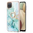 Anti-Collision Electroplating Frame IMD IML Marble Pattern Phone Cover Case for Samsung Galaxy A12 Online