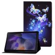 For Samsung Galaxy Tab A8 (2021) SM-X200   SM-X205 Pattern Printing PU Leather Stand Magnetic Closure Tablet Protector Case with Card Slots Fashion