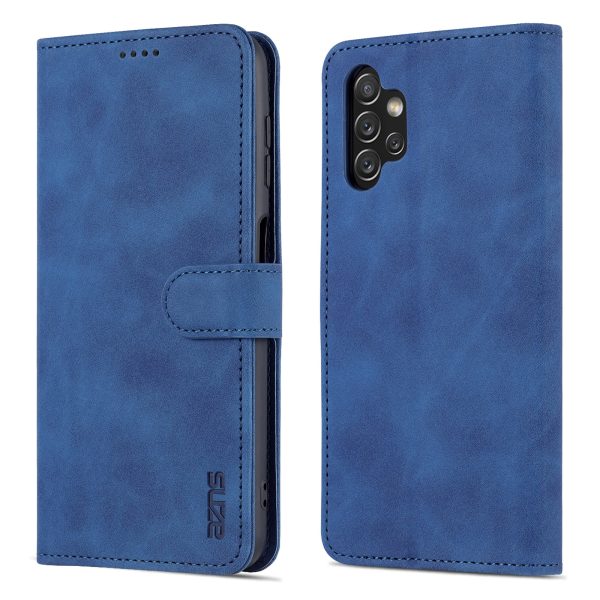 AZNS Magnetic Clasp PU Leather Case for Samsung Galaxy A13 4G, Wallet Stand Phone Cover on Sale