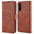 Crazy Horse Texture Detachable 2 in 1 Folio Flip Leather Mobile Phone Cover Case with Wallet Stand for Samsung Galaxy S22 5G Online Hot Sale