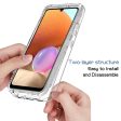 Clear Slim Protective Detachable 2-in-1 Cover Designed Transparent Anti-Scratch PC+TPU Phone Case for Samsung Galaxy A32 4G Online now