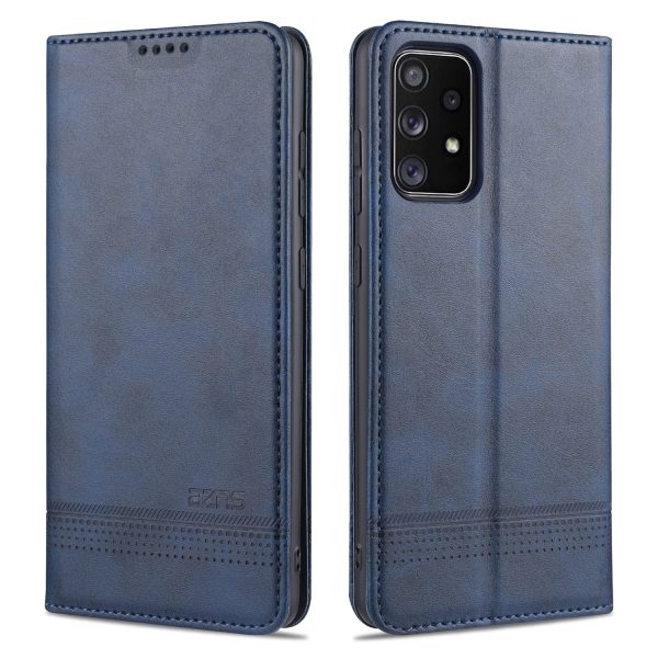 AZNS Wallet Design Auto-absorbed Magnetic Leather Stand Mobile Shell Case for Samsung Galaxy A72 4G 5G Cheap