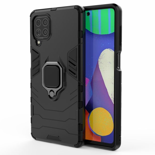 Cool Guard 2-in-1 Ring Holder Kickstand PC TPU Hybrid Case for Samsung Galaxy M62   Galaxy F62 Sale