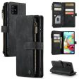 CASEME C30 Series for Samsung Galaxy A71 4G SM-A715 Stand Design Impact Resistant PU Leather Phone Case Zipper Pocket Wallet Phone Cover on Sale