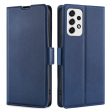 Card Slot Design Side Magnetic Closure Well-protected Ultra-thin Solid Color Leather Phone Stand Case for Samsung Galaxy A53 5G Fashion