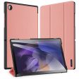 DUX DUCIS DOMO Series for Samsung Galaxy Tab A8 10.5 (2021) Tri-fold Stand PU Leather + PC Shockproof Tablet Case Cover with Auto Sleep Wake Online now