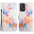 YB Pattern Printing Series-5 for Samsung Galaxy A23 4G (165.4 x 76.9 x 8.4mm) Marble Pattern PU Leather Stand Flip Case Wallet Magnetic Clasp Shockproof Protection Cover with Strap Online