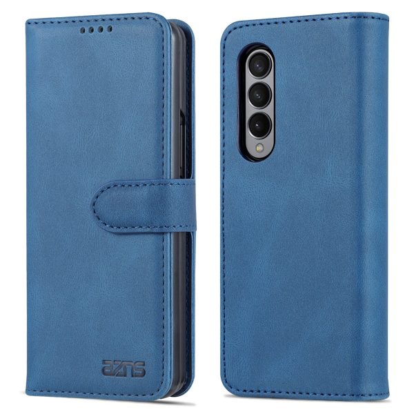 AZNS PU Leather Magnetic Clasp Closure Well-Protected Shockproof Phone Case with Stand Wallet for Samsung Galaxy Z Fold3 5G Hot on Sale