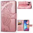 Big Butterfly Imprinting Design Leather Wallet Phone Shell for Samsung Galaxy A20e Online Hot Sale