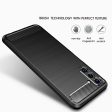 Carbon Fiber Brushed Texture Light Slim Soft TPU Anti-fingerprint Non-slip Protective Case for Samsung Galaxy A13 5G   A04s 4G (164.7 x 76.7 x 9.1 mm) Online