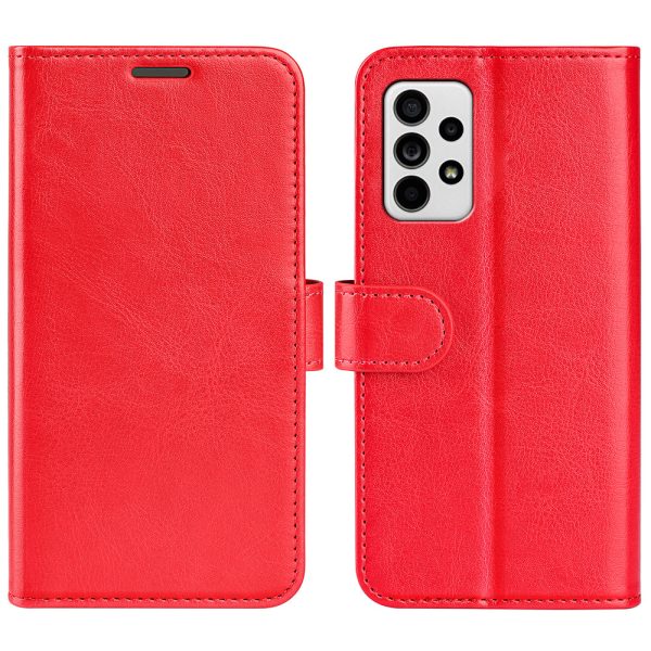 Crazy Horse Texture Folio Flip Shockproof Leather Phone Wallet Cover Stand Case for Samsung Galaxy A33 5G Sale