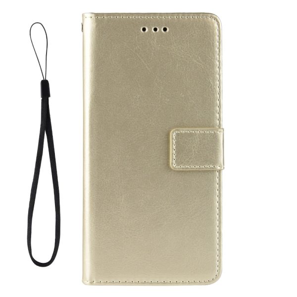 Crazy Horse Texture Wallet Design PU Leather Stand Protector Cover for Samsung Galaxy Xcover 5 Online Hot Sale