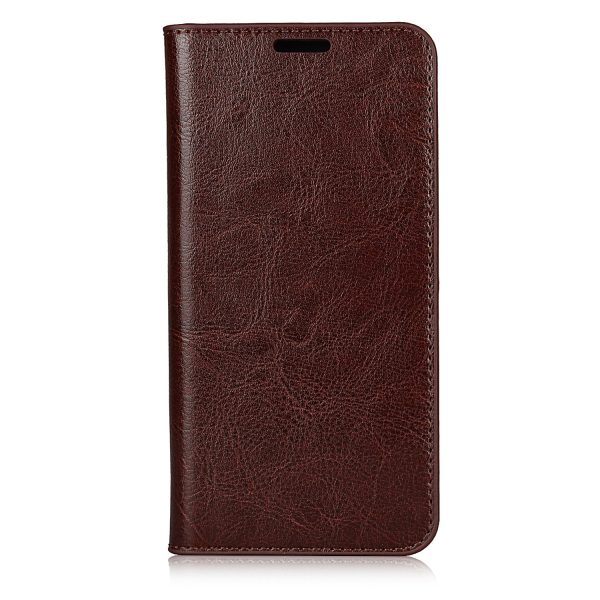 Crazy Horse Texture Genuine Leather Phone Case for Samsung Galaxy S21+ 5G Hot on Sale