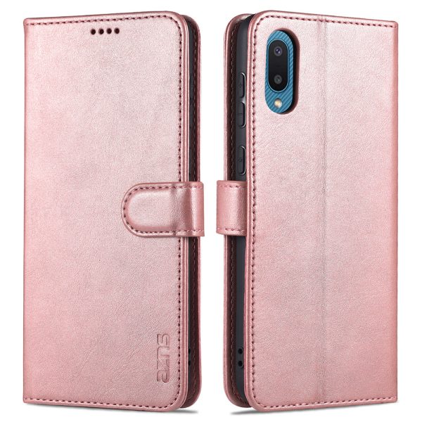 AZNS Leather Phone Case with Wallet Stand for Samsung Galaxy A02 M02 Sale