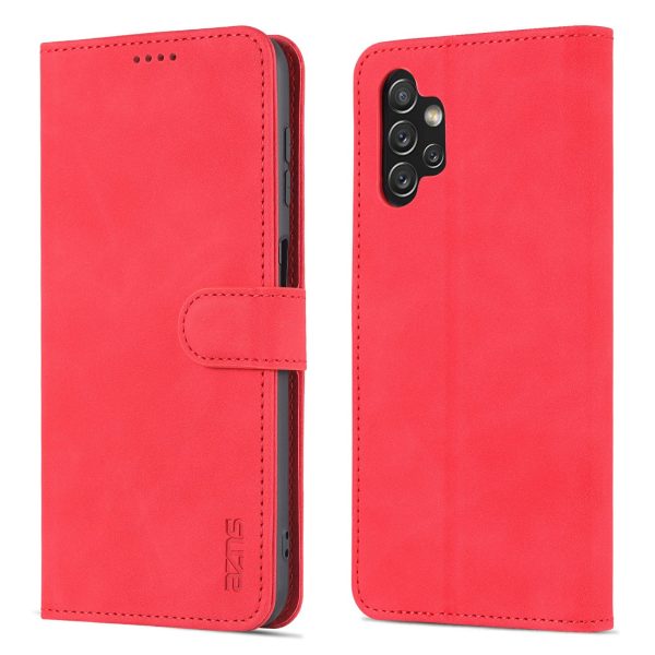 AZNS Magnetic Clasp PU Leather Case for Samsung Galaxy A13 4G, Wallet Stand Phone Cover on Sale