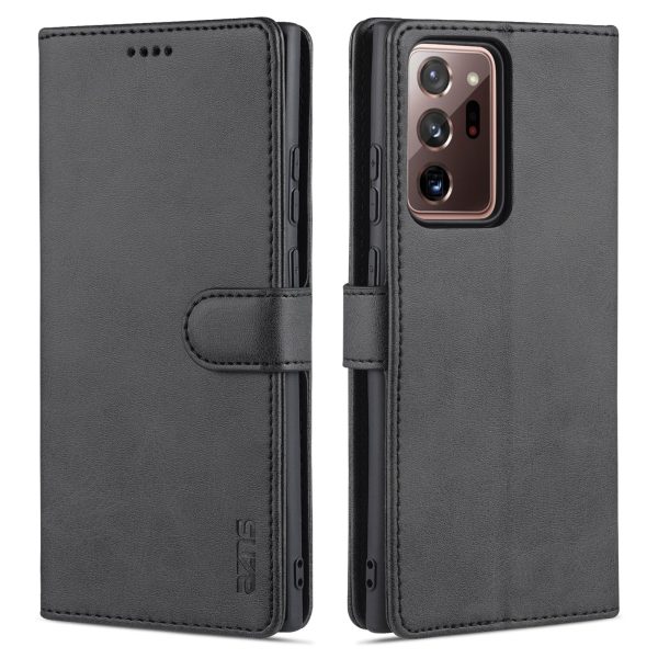 AZNS Leather Wallet Stand Folio Flip Card Slots Full Body Protection Phone Shell for Samsung Galaxy Note20 Ultra Note20 Ultra 5G Hot on Sale