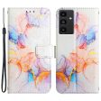 YB Pattern Printing Series-5 for Samsung Galaxy A13 5G   A04s 4G (164.7 x 76.7 x 9.1 mm) Printed Marble Pattern PU Leather Folio Flip Stand Case Wallet Style Magnetic Clasp Shockproof Cover with Strap Online