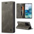 AUTSPACE A01 Series for Samsung Galaxy S20 Ultra 4G 5G Magnetic Closure Shell, Well-protected Retro Matte PU Leather Wallet Flip Stand Cover with RFID Blocking Online