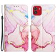 YB Pattern Printing Series-5 for Samsung Galaxy A03 (166.5 x 75.98 x 9.14mm) Marble Pattern PU Leather Stand Flip Cover Inner TPU Wallet Protective Cover with Strap Discount