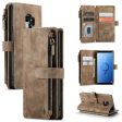 CASEME C30 Series for Samsung Galaxy S9 Supporting Stand Design PU Leather Phone Case Shockproof Zipper Pocket Wallet Phone Cover Online