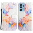 YB Pattern Printing Series-5 for Samsung Galaxy A13 4G Marble Pattern PU Leather Flip Protective Cover Magnetic Closure Wallet Soft TPU Stand Case with Strap For Sale