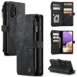 CASEME C30 Series for Samsung Galaxy A32 5G M32 5G Full Protection Supporting Stand Design PU Leather Phone Case Zipper Pocket Wallet Phone Cover For Sale