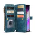 CASEME C30 Series Drop-Resistant Folio Flip Stand Wallet Phone Case with 10 Card Slots for Samsung Galaxy S10 Plus Discount