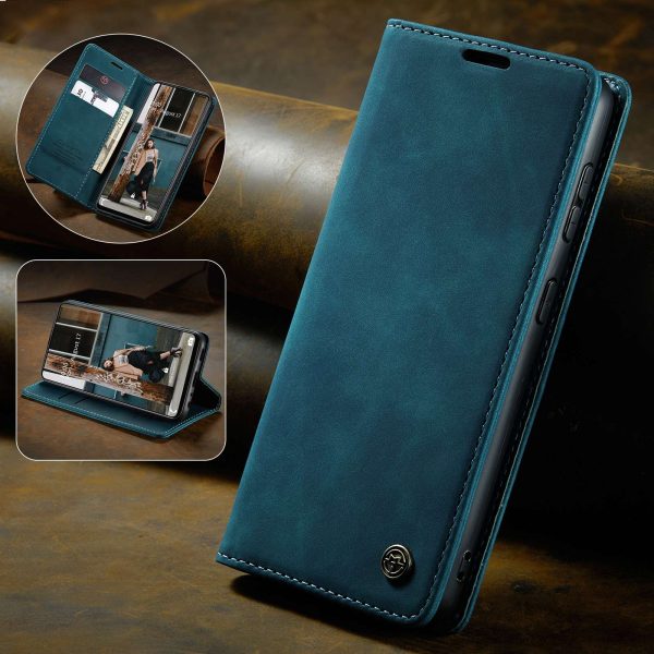 CASEME 013 Series Automatic Suction Leather Wallet Case for Samsung Galaxy A72 4G 5G Online Hot Sale