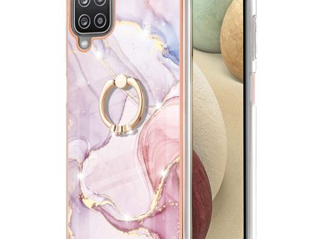 Anti-Collision Electroplating Frame IMD IML Marble Pattern Phone Cover Case for Samsung Galaxy A12 Online