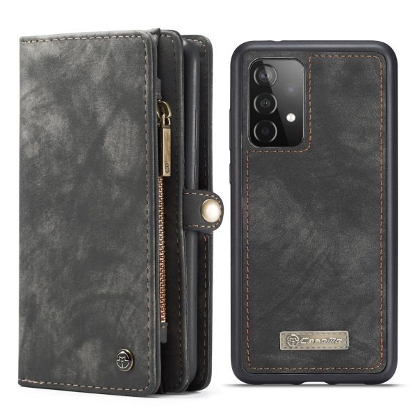 CASEME Multi-function Wallet Design TPU + Split Leather 2-in-1 Phone Shell for Samsung Galaxy A52 4G 5G   A52s 5G Online Sale