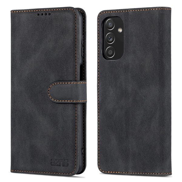 AZNS PU Leather Wallet Stand Full Protection Anti-fall Phone Case Cover for Samsung Galaxy M52 5G Fashion