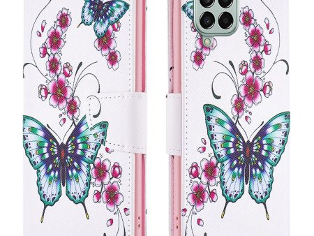 BF Pattern Printing Leather Series-2 for Samsung Galaxy M33 5G (Global Version), Mobile Phone PU Leather Cover Stylish Protective Case with Stand Wallet For Sale