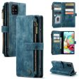 CASEME C30 Series for Samsung Galaxy A71 4G SM-A715 Stand Design Impact Resistant PU Leather Phone Case Zipper Pocket Wallet Phone Cover on Sale