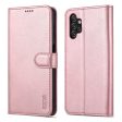 AZNS Magnetic Clasp PU Leather Case for Samsung Galaxy A13 4G, Wallet Stand Phone Cover on Sale