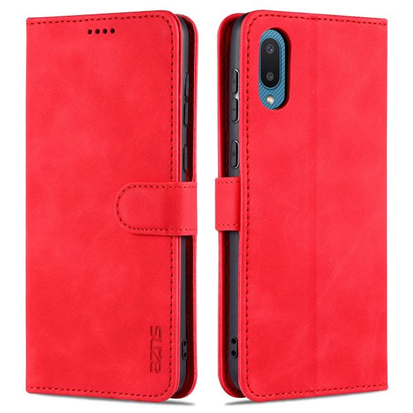 AZNS Leather Phone Case with Wallet Stand for Samsung Galaxy A02 M02 Sale