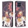 BF Pattern Printing Leather Series-2 for Samsung Galaxy M53 5G, Full-protection Phone PU Leather Cover Pattern Printing Case with Stand Wallet Online now