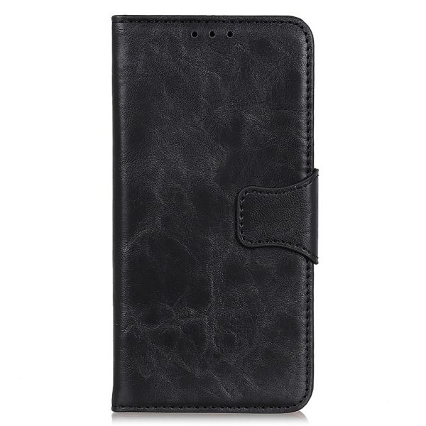 Crazy Horse Texture Split Leather Wallet Stand Phone Shell Case for Samsung Galaxy M52 5G For Discount