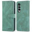 AZNS For Samsung Galaxy Z Fold4 5G PU Leather Wallet Case Magnetic Closure Stand Flip Protective Phone Cover Online Hot Sale