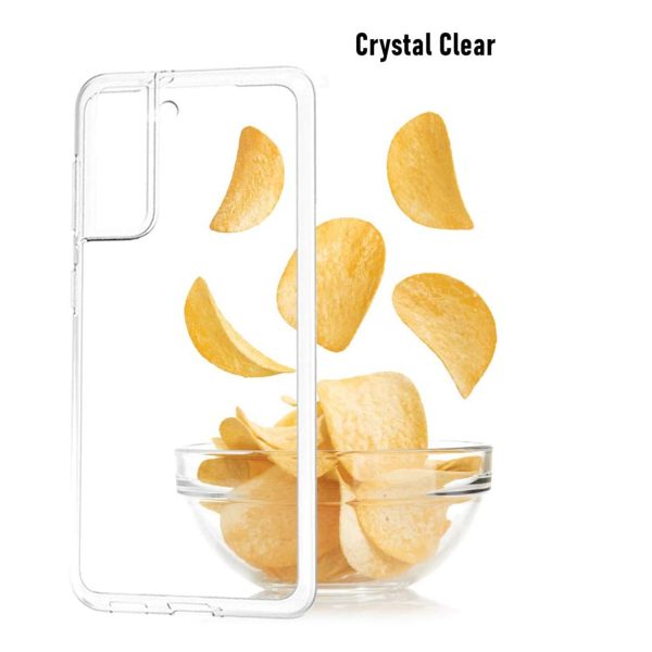 Anti-fingerprint Clear Soft TPU Phone Case Shell for Samsung Galaxy S21 4G 5G Fashion