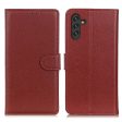 Classic Litchi Texture PU Leather Wallet Stand Full Protection Phone Cover Case for Samsung Galaxy A13 5G   A04s 4G (164.7 x 76.7 x 9.1 mm) For Cheap