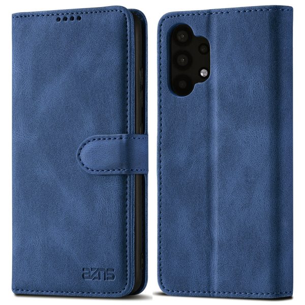 AZNS Magnetic Clasp Leather Case Drop-proof Fully Wrapped Wallet Stand Phone Cover for Samsung Galaxy A32 4G (EU Version) Hot on Sale